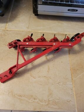 ERTL Plow Red Metal Farm Implement Toy - Vintage Style